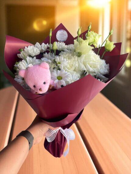 Buket Mini Papatya Ayıcıklı